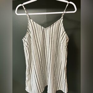 Striped Spaghetti Strapped Tank Top